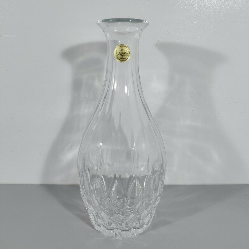 Cristal d'Arques Longchamp Lead Crystal Teardrop Vase